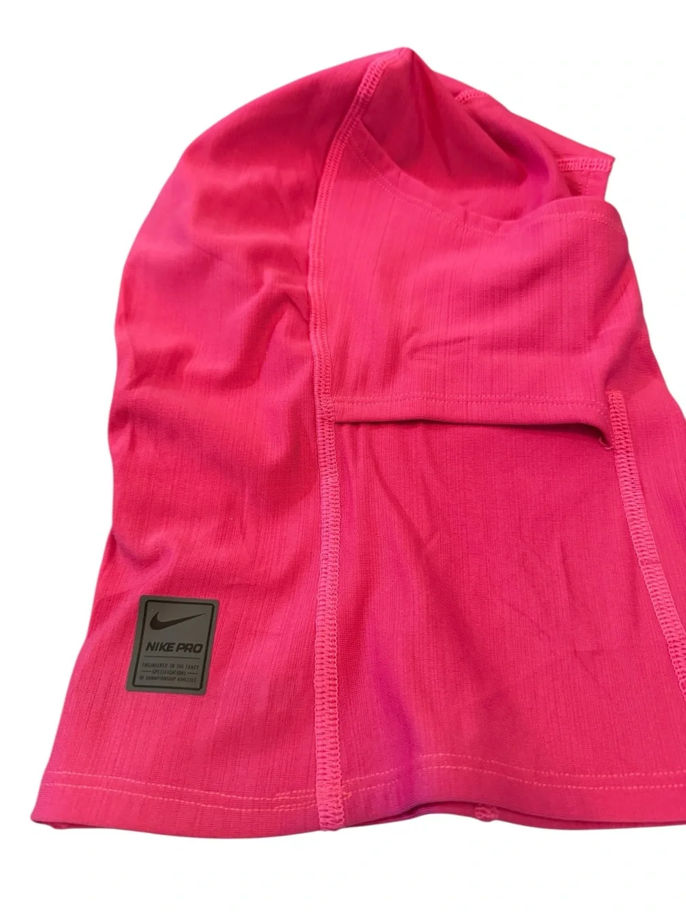 Nike Pink Hooded Balaclava with Swoosh